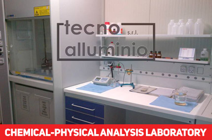 laboratorio analisi chimico fisiche, tecno alluminio lab